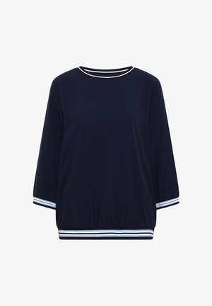 Cecil, 3/4-ARM BLUSENSHIRT MIT KONTRASTDETAILS - Blouse - urban dark blue