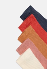 Friboo 5 PACK - Strømper - off-white/coral/apricot