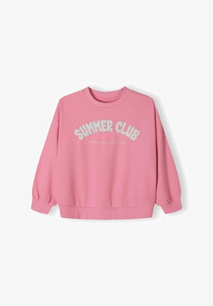 PRINTED CREW NECK LONG SLEEVE - Športni pulover - pink