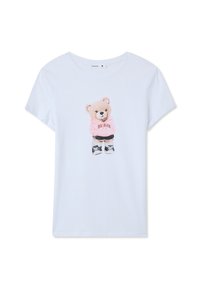 T-shirt con stampa - bianco ottico