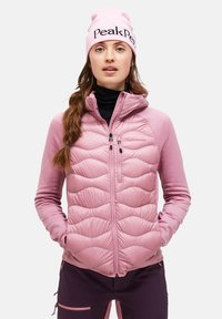 Peak Performance HELIUM HYBRID - Pūkinė striukė - altrosa