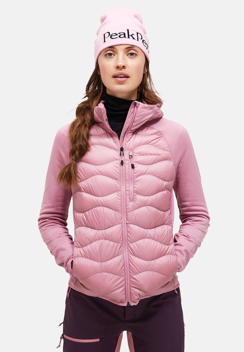 Peak Performance HELIUM HYBRID - Pūkinė striukė - altrosa