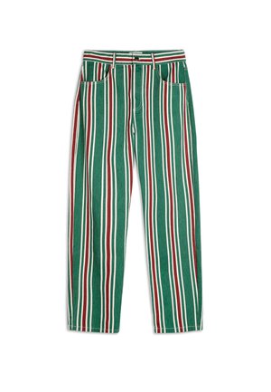 STRIPES - Pantalon classique - pine green