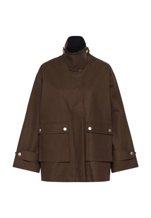 Soaked in Luxury, SOAKED IN LUXURY SLJENNAH JACKET - Manteau court - chocolate brown