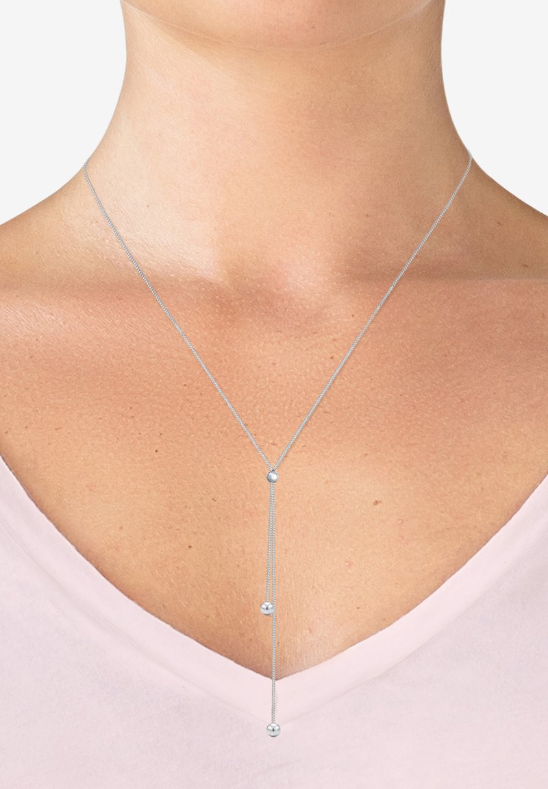 Elli Collana Donna Con Ciondolo - Argento 925 Placcato Oro E Cristallo - Design Astro Magico - 3