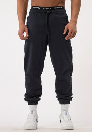 STHUGE ELASTIKBUND MODERN FIT 3 TASCHEN - Jogginghose - navy blue