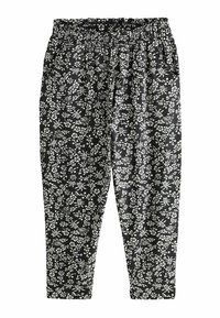 Unausgewählt, black  white floral print