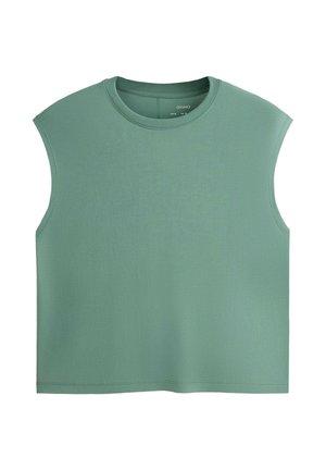 OYSHO, Débardeur - mottled dark green
