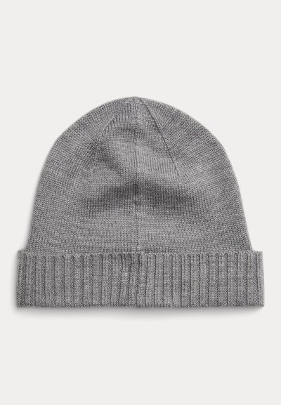 Polo Ralph Lauren SIGNATURE PONY WOOL BEANIE UNISEX - Gorro - fawn grey heather