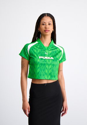 Puma FOOTBALL BABY TEE - Camiseta estampada - green