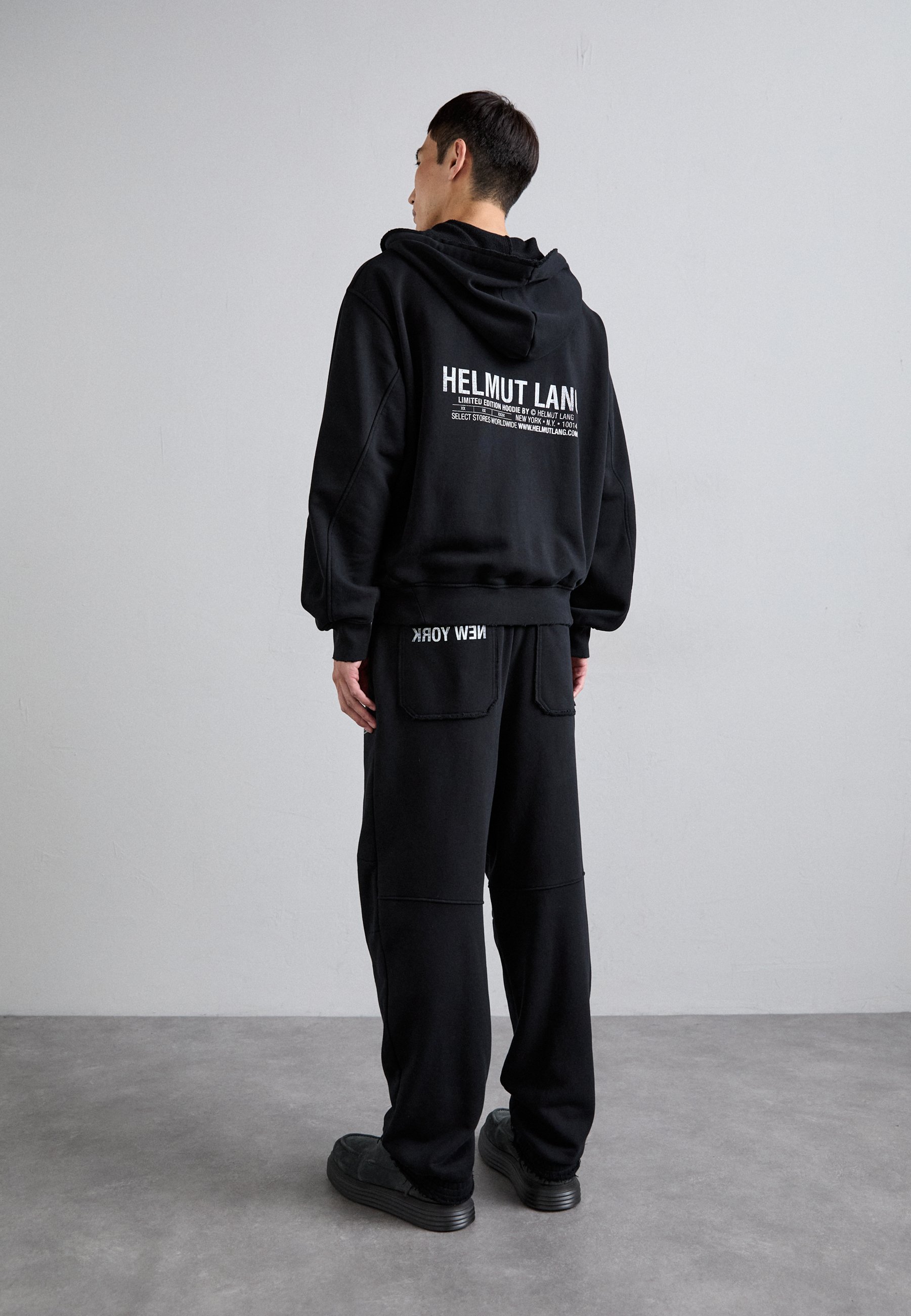Helmut Lang REVERSE - Tracksuit bottoms - black - Zalando.co.uk