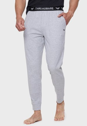 LOUNGEWEAR JACKIE SET - Bas de pyjama - black/grey marl