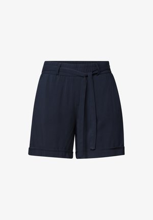 Street One, HIGH WAIST SHORTS MIT GÜRTEL - Short - shadowed navy