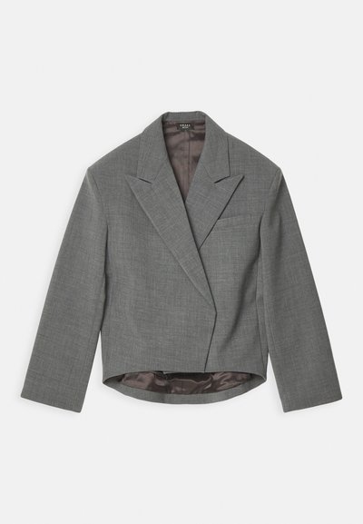 A.W.A.K.E. MODE OVERSIZED TOXEDO JACKET - Κοντό παλτό - grey