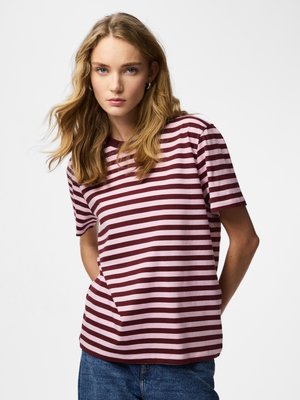 Pieces PCRIA TEE - T-shirts print - tawny port