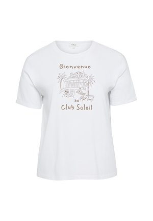 s.Oliver, T-SHIRT - T-Shirt print - weiß