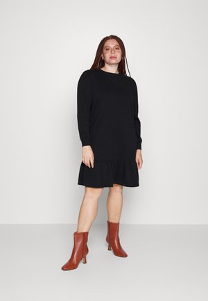 ZOALTIN LONG SLEEVE DAY DRESS PLUS SIZE - Vestido de dia - black