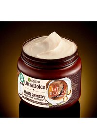 Garnier ULTRA DOLCE LATTE DI COCCO & MACADAMIA MASCHERA NUTRIENTE HAIR REMEDY 340 ML - 3 PACK - Trattamenti capelli