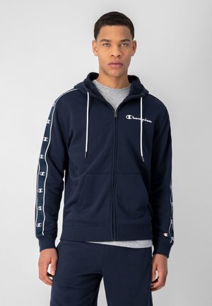 Champion HOODED FULL ZIP - Felpa con zip - dark blue