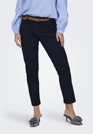 JDYCHICAGO BELTED PANTS - Chinos - night sky