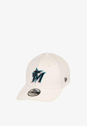 New Era, MIAMI MARLINS MLB DIAOMOND WHITE TEAM THIRTY STRETCH - Cap - weiss