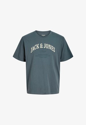 Jack & Jones, JJEDENVER LOGO TEE SS O-NECK SN PLS - T-Shirt print - turbulence