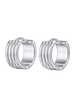 RILLEN STRUKTUR  - Earrings - silberfarben