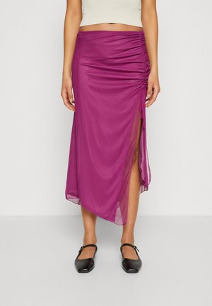 RORO MIDI SKIRT - Pouzdrová sukně - magenta