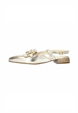 MIT RIEMCHEN - Ballerines à brides arrière - gold
