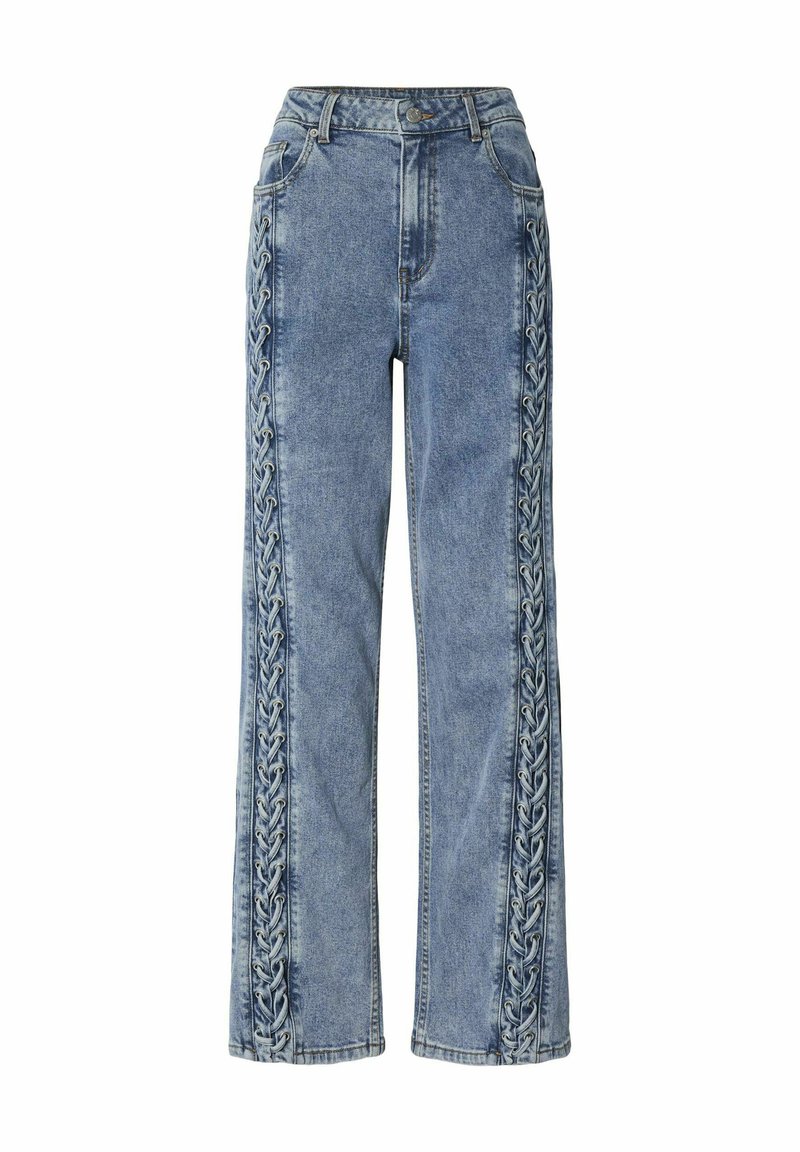 YAS Flared Jeans blauw denim/bluedenim