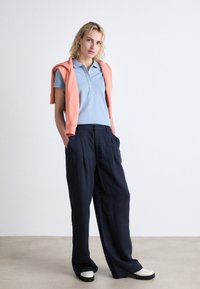 GANT SLIM SHEILD CAP SLEEVE - Polokošeľa - dove blue