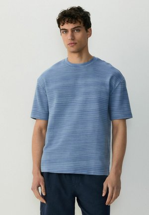 TEXTURE - Basic T-shirt - blue