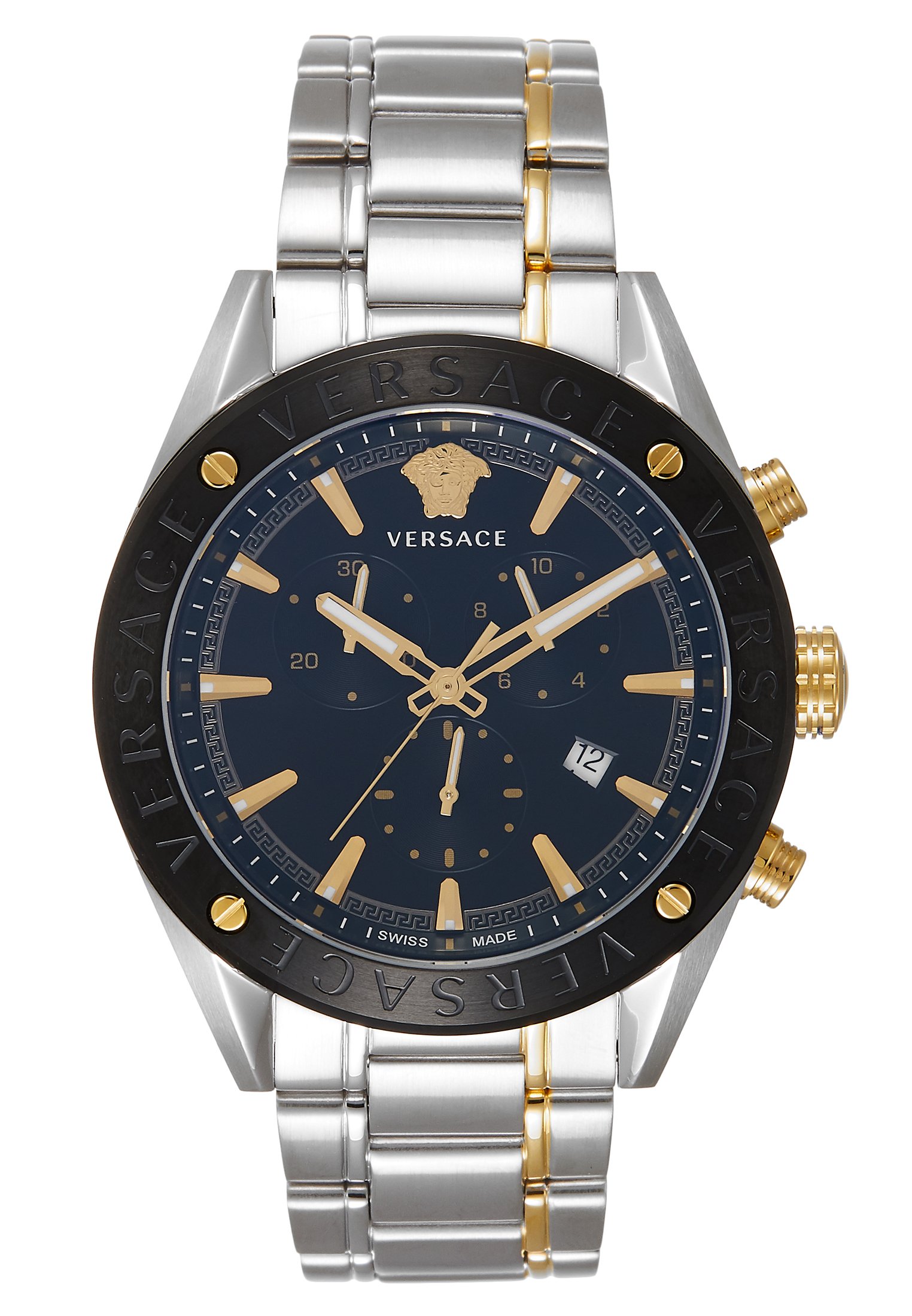 versace watch silver
