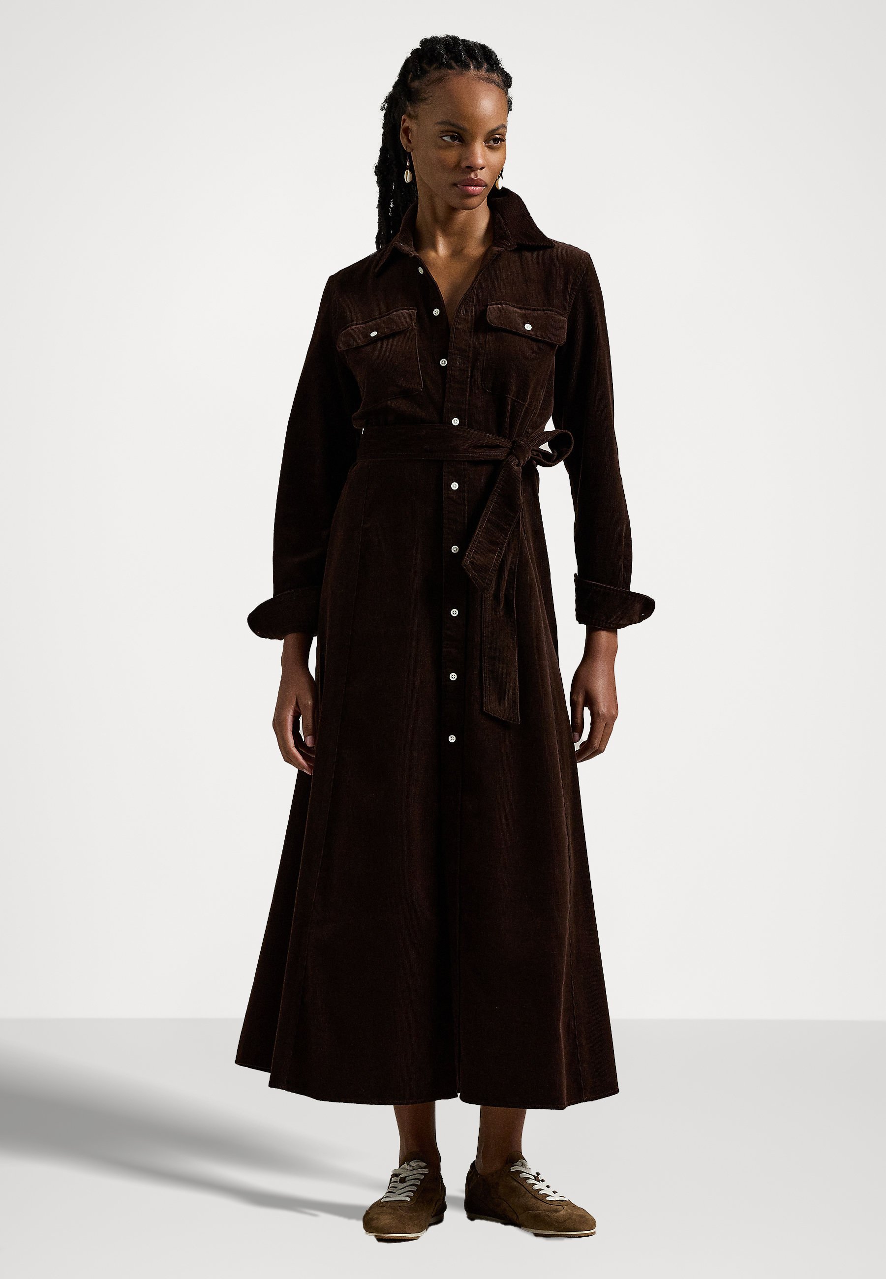Polo Ralph Lauren COTTON CORDUROY SHIRTDRESS - Shirt dress