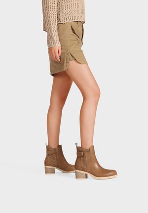 Stivaletti texani / biker - marrone