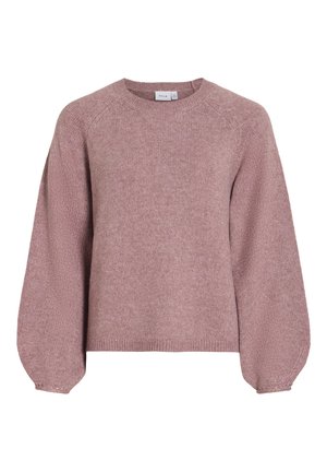 VILA, VILA STRICKPULLOVER VISAPNA - Maglione - rosenholz