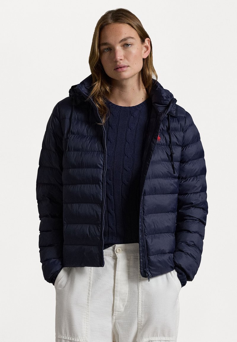 Polo Ralph Lauren - WATER RESISTANT PACKABLE HOODED JACKET - Light jacket - navy, Enlarge
