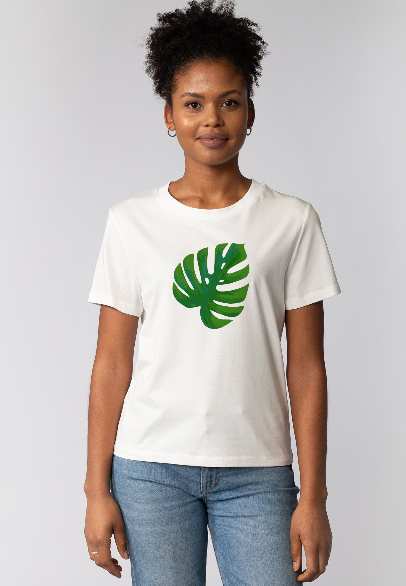 watapparel MONSTERA - T-Shirt print - off white/wei - Zalando.at