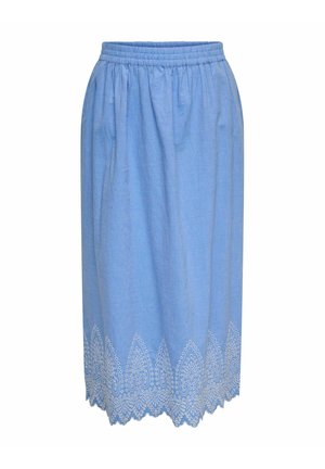 ONLY Carmakoma ROCK CARTULUM ROCK LANGER ROCK - Maxinederdele - blue bonnet