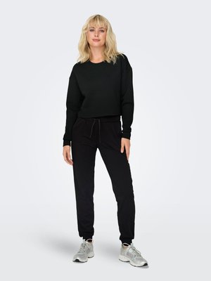 ONLY Play, ONPPERFORMANCE ATHL AYN REG PANTS - Tracksuit bottoms - black/red