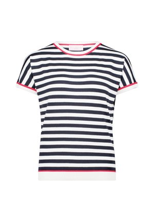 Betty Barclay, BETTY BARCLAY MIT STREIFEN STRICKPULLOVER - T-shirt imprimé - patch dark blue red
