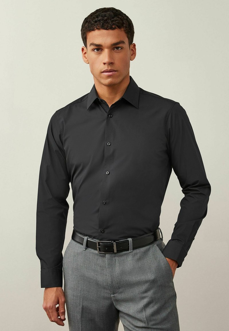 Next EASY CARE SINGLE CUFF - Formalna srajca - black