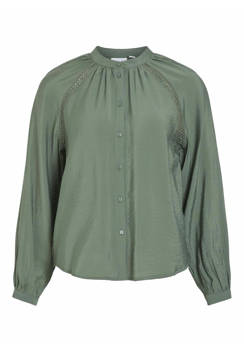 Vila Blouse groen gemêleerd