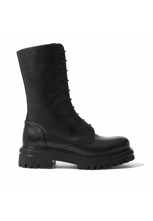 CARA  - Stivali con i lacci - black  calf