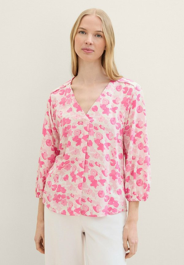 MIT V-AUSSCHNITT - Bluse