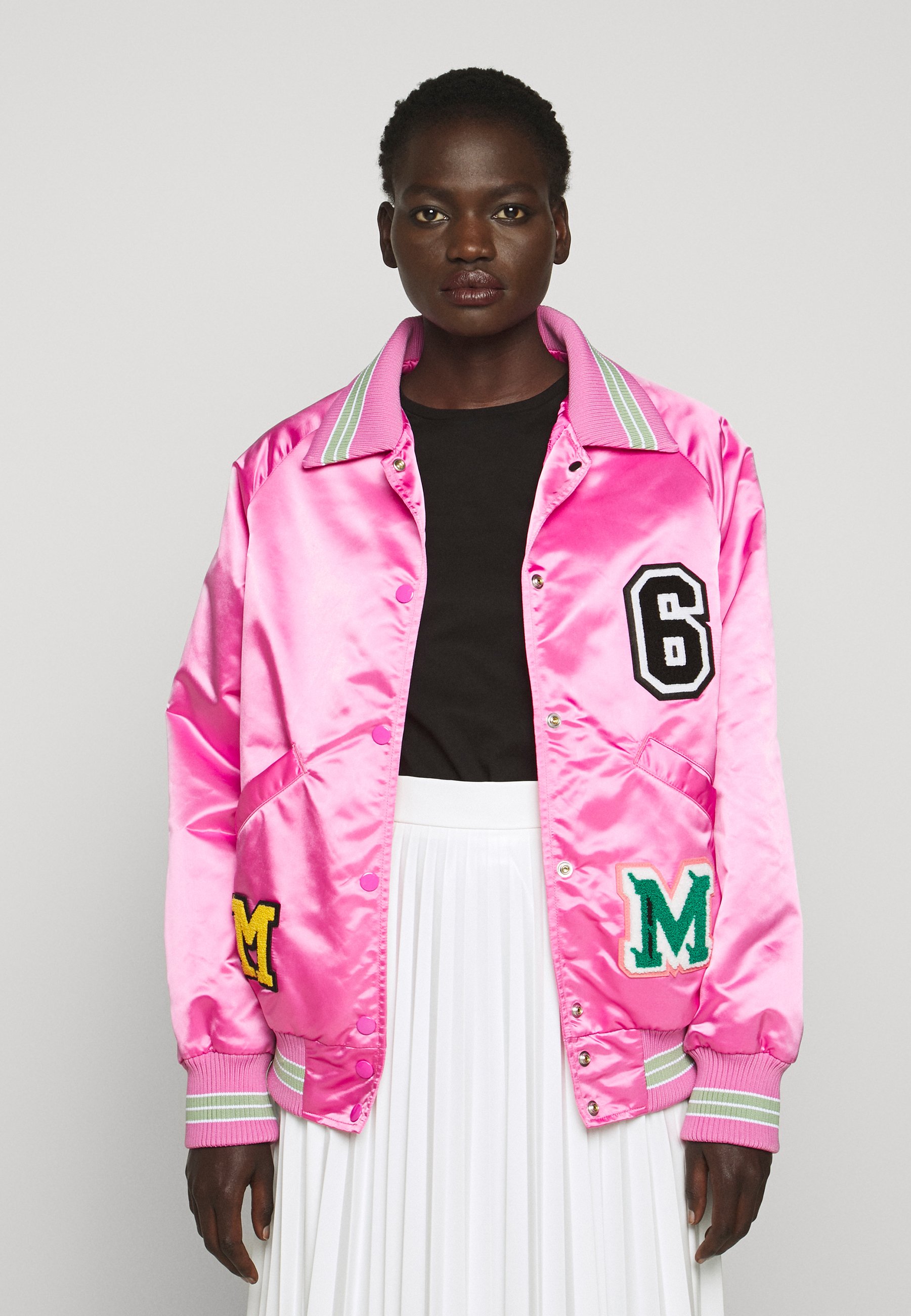 MM6 Maison Margiela SPORTS JACKET Bombejakke bubble pink Pink Ladies Bomber Jakke