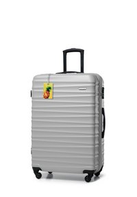 WITTCHEN LARGE SUITCASE WITH LUGGAGE TAG FROM ABS - Wheeled suitcase - grey