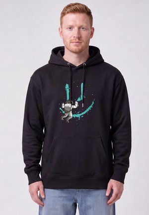 watapparel, GRAFFITI ASTRONAUT UNISEX - Hoodie - black
