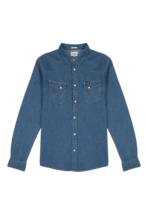 Wrangler LS WESTERN - Shirt - mid stone