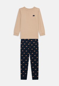 Friboo 2 PACK  - Nachtwäsche Set - green/off-white/dark blue